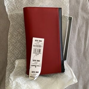 Red INC 3-in1 Wallet clutch. Removable parts.